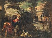 TINTORETTO, Jacopo Flight into Egypt painting